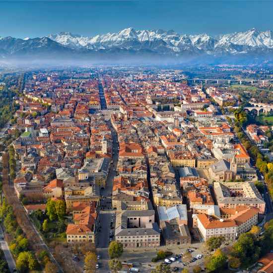 Cuneo vista dall'alto - di tino gerbaldo